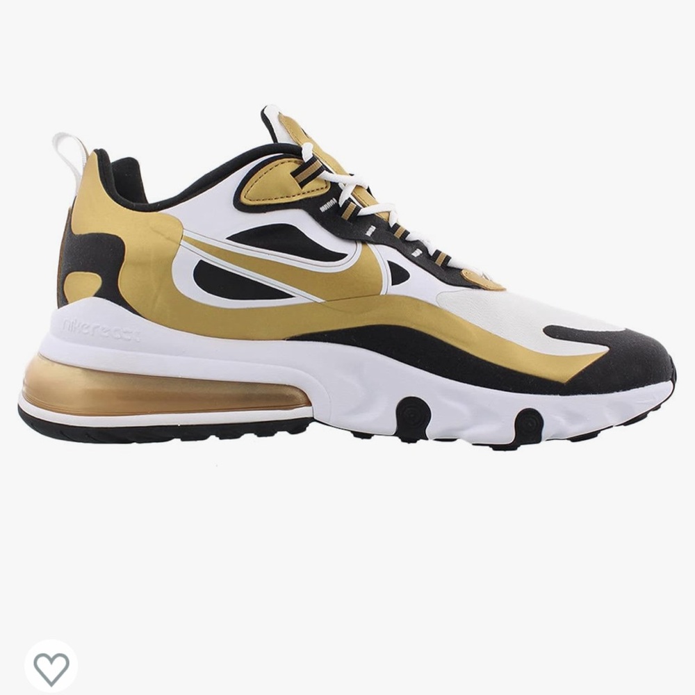 Nike Men's Gold and Black Sneakers